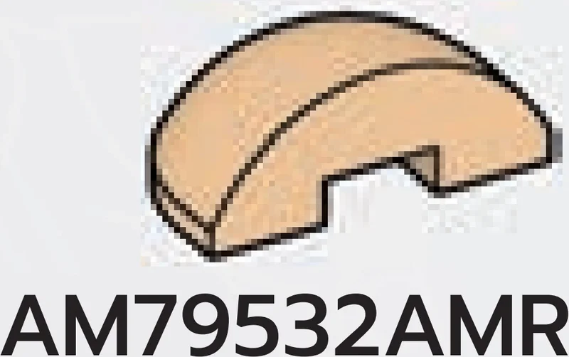Brick 2 x 1 x 3 round half-dome in Brown, Light Tan