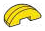 Brick 2 x 1 x 3 round half-dome in Yellow, Lemon