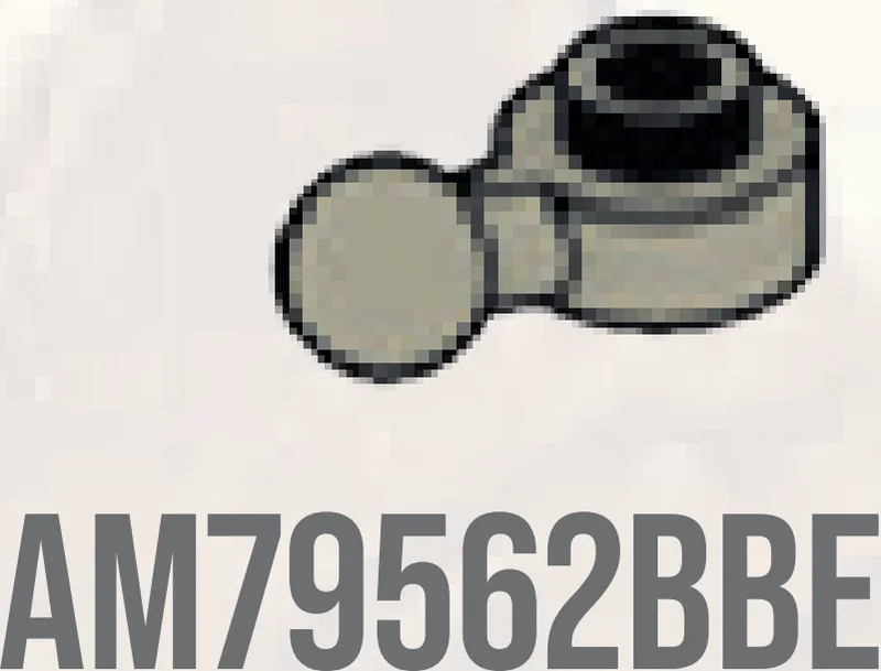 Plate 1 x 1 round male:make connector with ball joint, small
