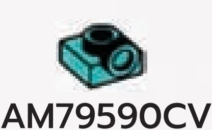 Bracket 1 x 1 with one stud on side, ascending