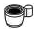 Gear: mug, small in White