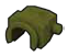 Weapon, Armor: Exosuit, Halo, pauldron in Green, Olive Drab (Infinite Green) (Metallic)