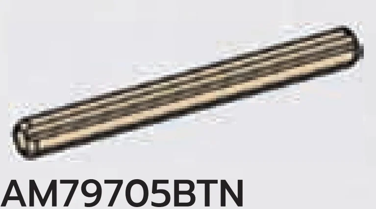 Connector: axle 6 studs long in Sand, Dark
