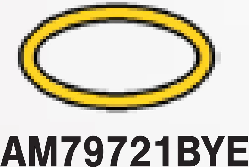 Connector: rubber band, approx 21mm diameter in Yellow, Lemon