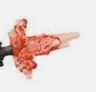 Weapon, Exotic: muzzle flash, wide burst in Orange (Translucent)