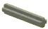 Connector: axle 3 studs long in Black