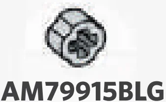 Gearing, bushing, small with axle hole in Gray, Dull