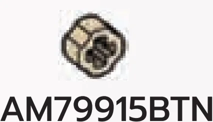 Gearing, bushing, small with axle hole in Sand, Dark