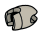 Connector: ball socket small with basic pincer hand in Grey, Light