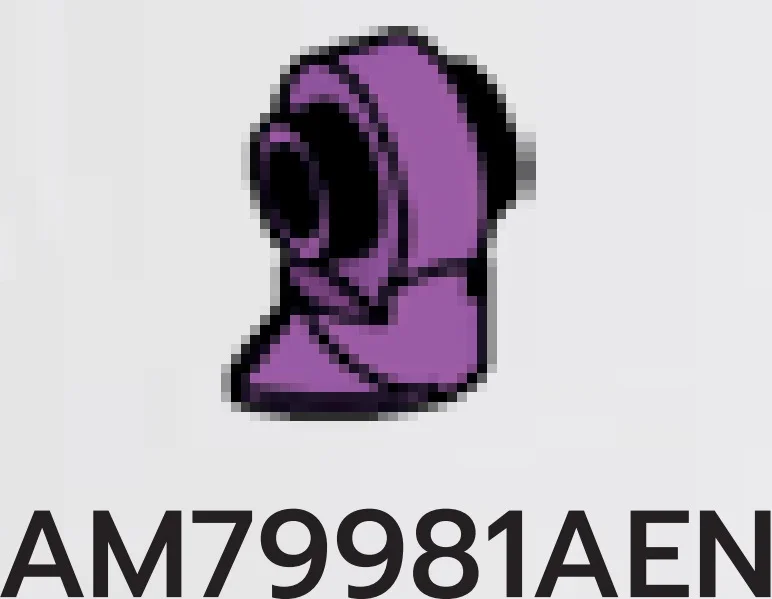 Plate 1 x 1 round connector: male:male with small pointed foot in Magenta, Rich