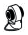 Plate 1 x 1 round connector: male:male with small pointed foot in White