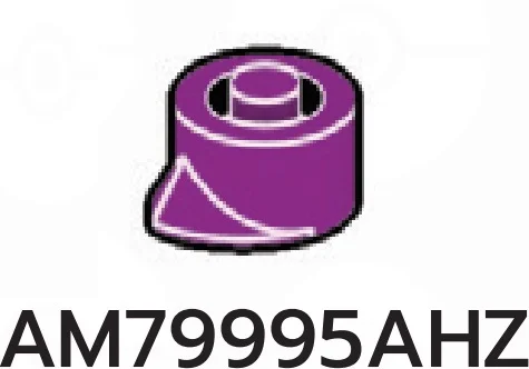 Plate 1 x 1 round connector with tapered point at base