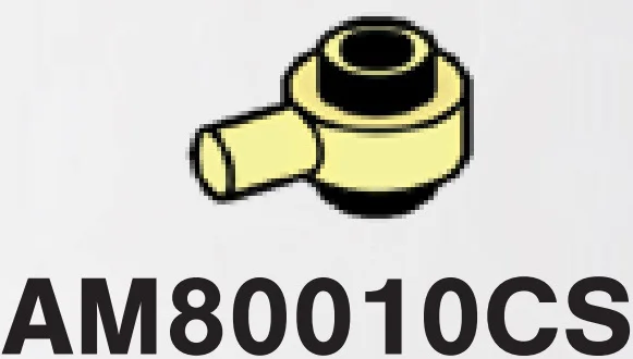 Plate 1 x 1 round connector: male:male with peg on side in Yellow, Pastel