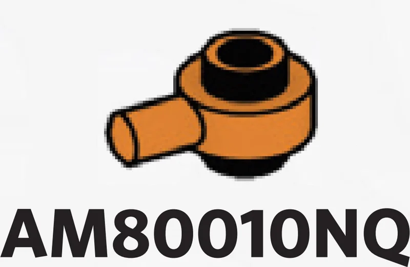 Plate 1 x 1 round connector: male:male with peg on side