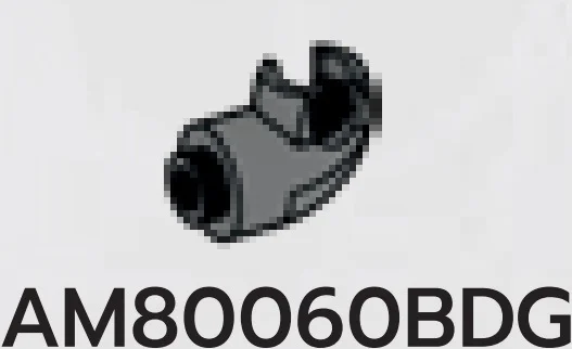 Brick 1 x 1 ball joint socket elbow in Gray, Dark (Flake)