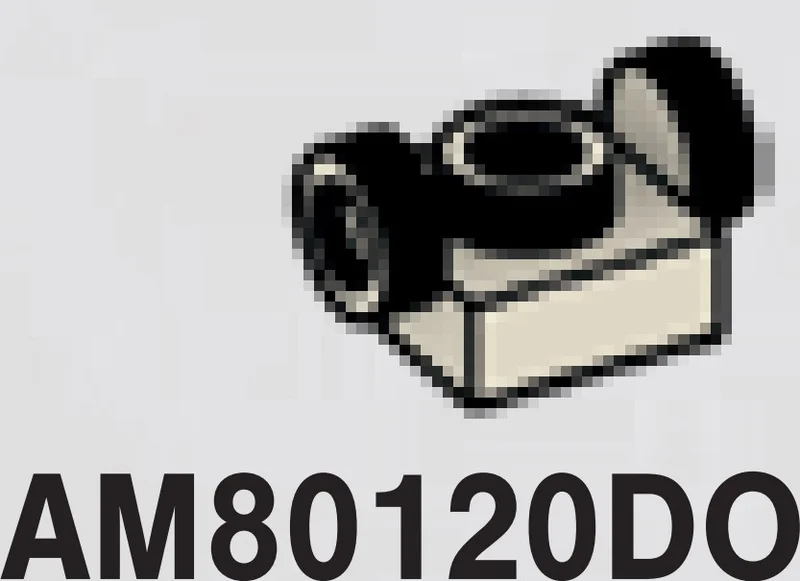Bracket Plate 1 x 1 with opposing side studs, ascending in Gray