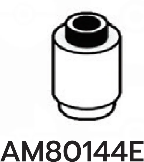Brick 1 x 1 round with hollow stud in White