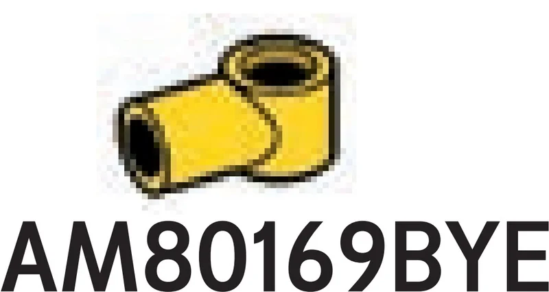 Connector: pipe, small with perpendicular hole in Brown, Milk Chocolate