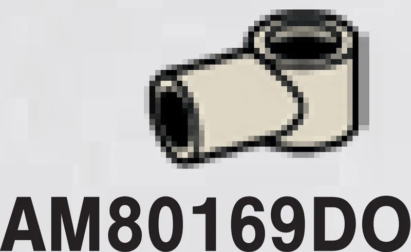 Connector: pipe, small with perpendicular hole in Gray