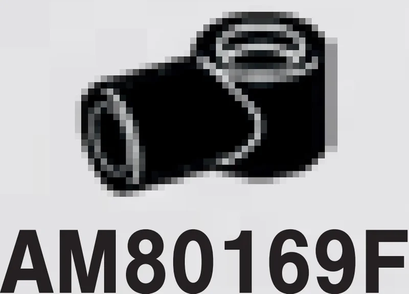 Connector: pipe, small with perpendicular hole in Black