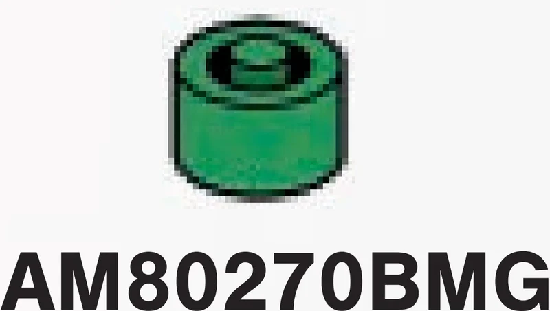 Brick 1 x 1, 2 plates tall with bar connector in Green, Forest