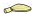 Body part: small veined wing on small pin in Yellow, Pastel