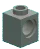 Brick 1 x 1 with hole in Green, Jungle (Camo)