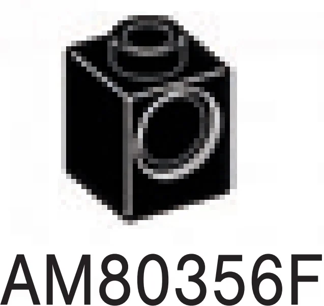 Connector Brick 1 x 1 with Axle Pin Hole in Black