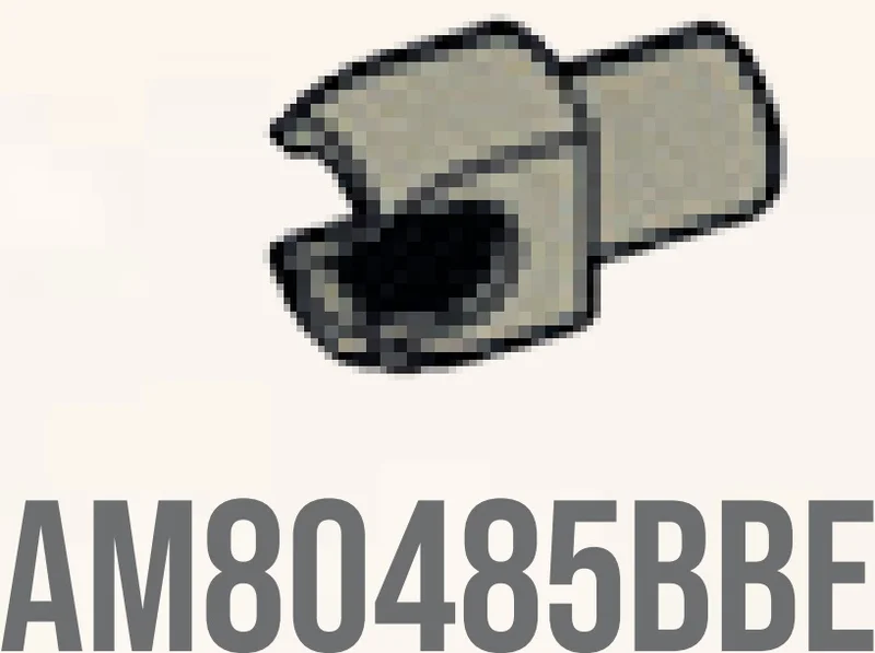 Connector: Ball Socket, Small on Peg in Beige, Dark