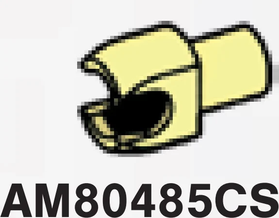 Connector: Ball Socket, Small on Peg in Yellow, Pastel