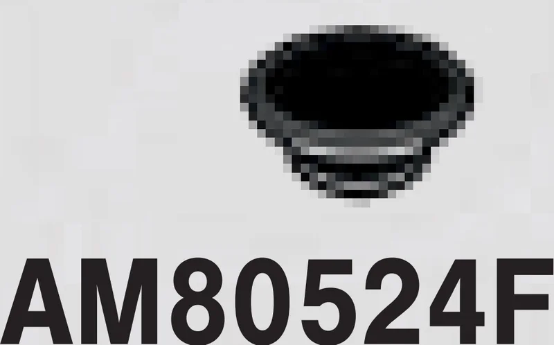 Connector: rubber stopper (fits in socket of AM73414) in Black