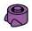 Brick 1 x 1 round two-thirds height w/ 3 small spikes or toes in Magenta, Rich