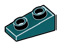 Slope Brick 25 1 x 2 with studs on slope in Blue, French