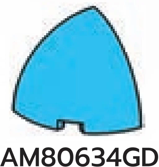 Brick 2 x 2 x 2 quarter dome in Blue, Rich Sky