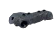 Body part: Game of Thrones Dragon, torso, dorsal in Gray, Dark (Metallic Camo)