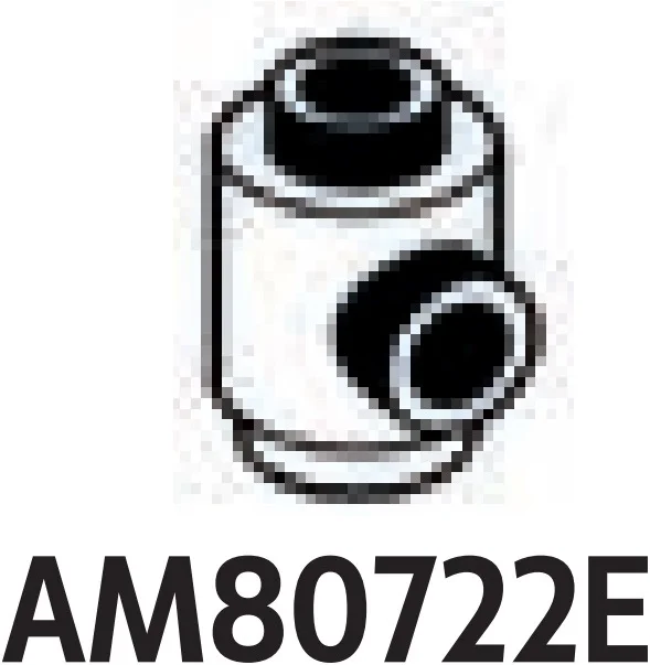 Brick 1 x 1 round with side stud in Black