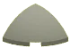 Slope brick 45 2 x 2 corner round with rounded slope in Yellow, Lemon