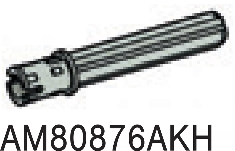 Connector: axle 4 studs long axle pin at one end