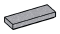 Tile 1 x 3 in Gray, Steel