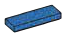 Tile 1 x 3 in Blue (Metallic)