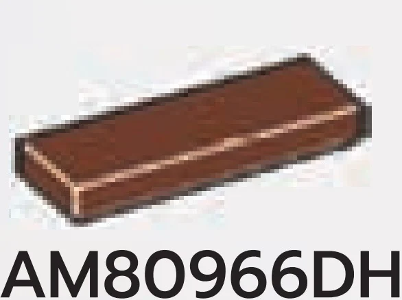 Tile 1 x 3 in Brown