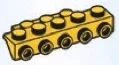 Bracket 2 x 5 - 1 x 5 with studs on top & sides, bi-level