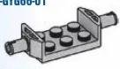 Vehicle Plate 2 x 3 with axles