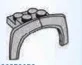Vehicle Plate 2 x 2 with low arching fender descending in Blue, Cobalt (Flake)