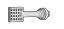 Figure, MOTU: Trap Jaw ''Fly Swat'' mechanical arm component in Gray, Steel