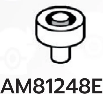 Connector: pin with cylindrical socket at top in White