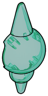 AM81411 in Blue, Watery (Translucent)