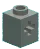 Brick 1 x 1 with cruciform axle hole in Magenta, Rich