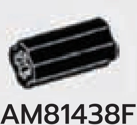 Connector: axle joiner, 2 studs long in Black