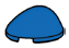 slope 2 x 2 curved, egg shaped in Blue